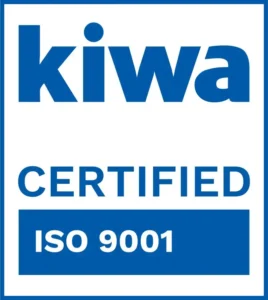Kiwa Certified ISO 9001 logo