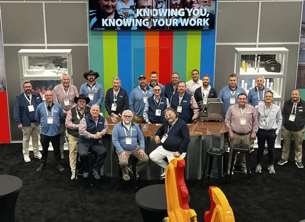 Indeco UK team at an industry event